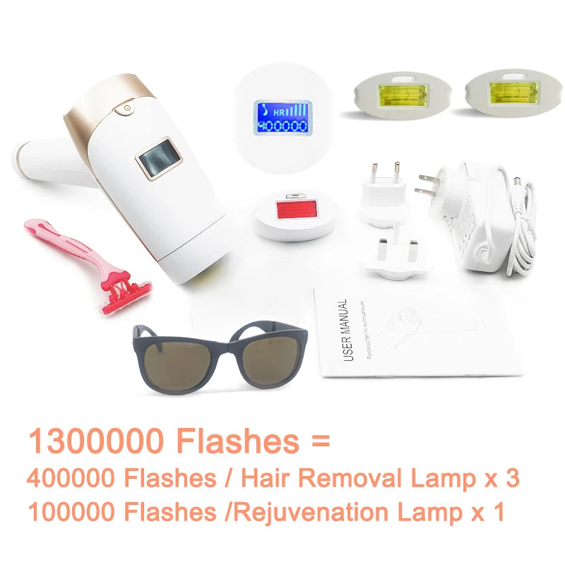 Updated Laser Hair Removal 2in1 Replaceable