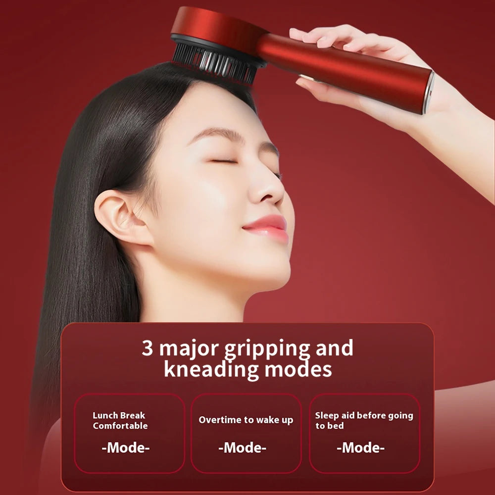 Electric Vibration Massage Comb Red Light Therapy Hair Growth
