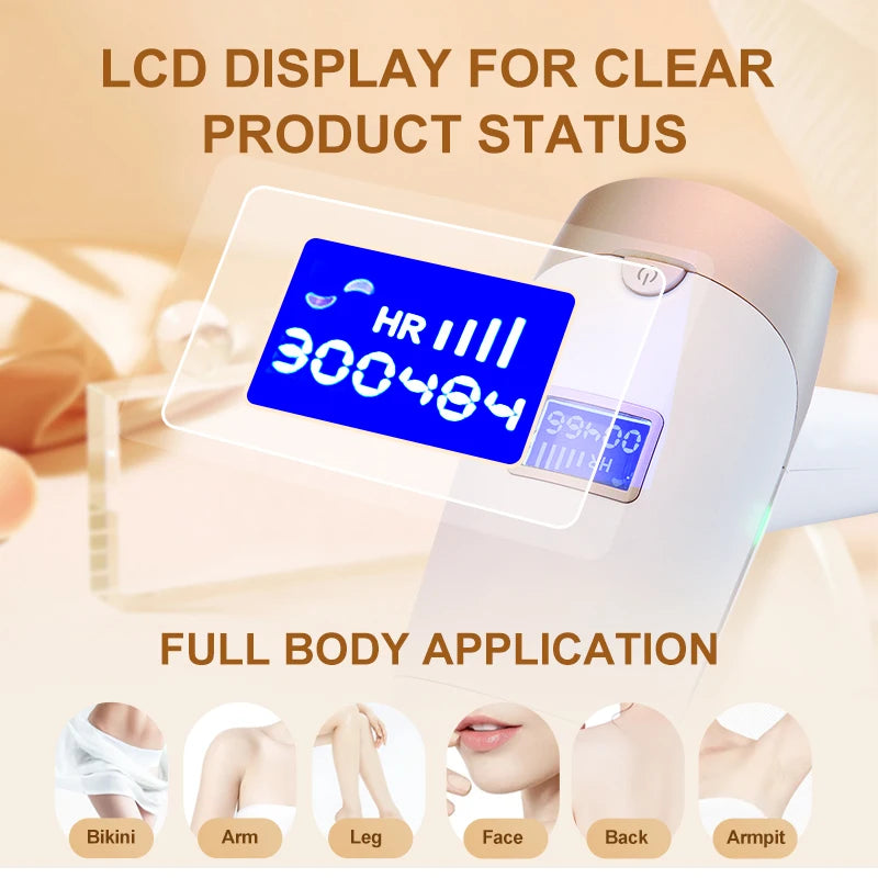 Updated Laser Hair Removal 2in1 Replaceable