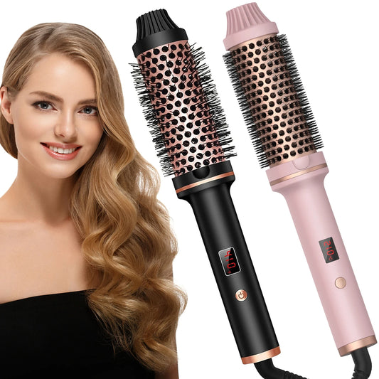 Valentine Gift Hair Curler Straightener Electric Hair Brushes