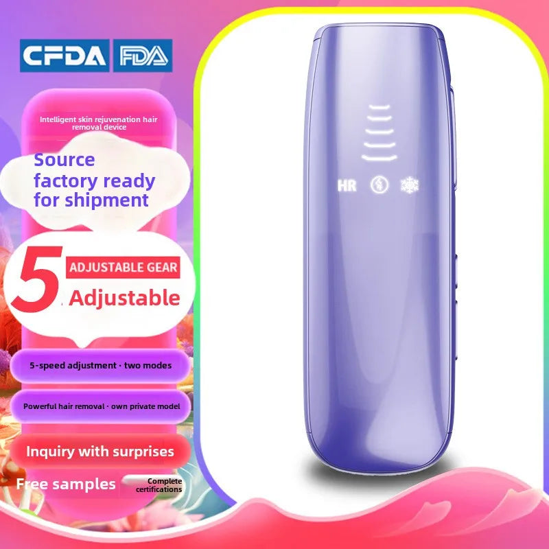 Portable IPL Laser Hair Removal Device with Ice Cooling