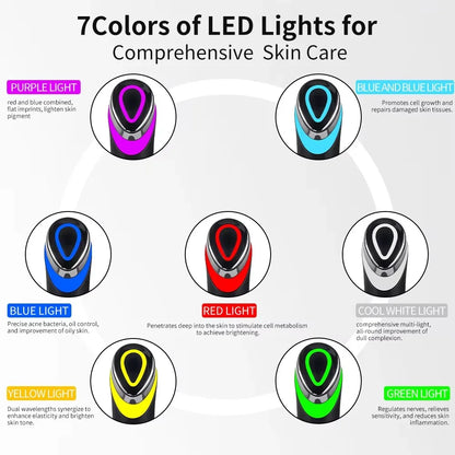 7 Colors EMS Microcurrent Facial Massager Age-R Booster