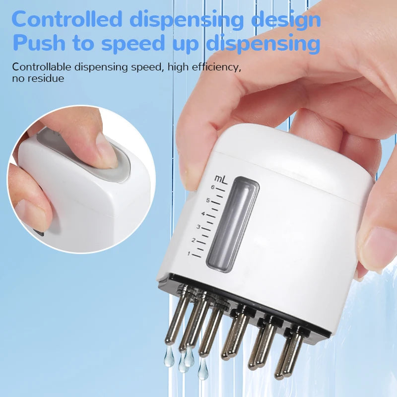 Electric Head Scalp Massager Red Light Vibration