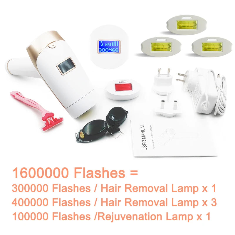 Updated Laser Hair Removal 2in1 Replaceable