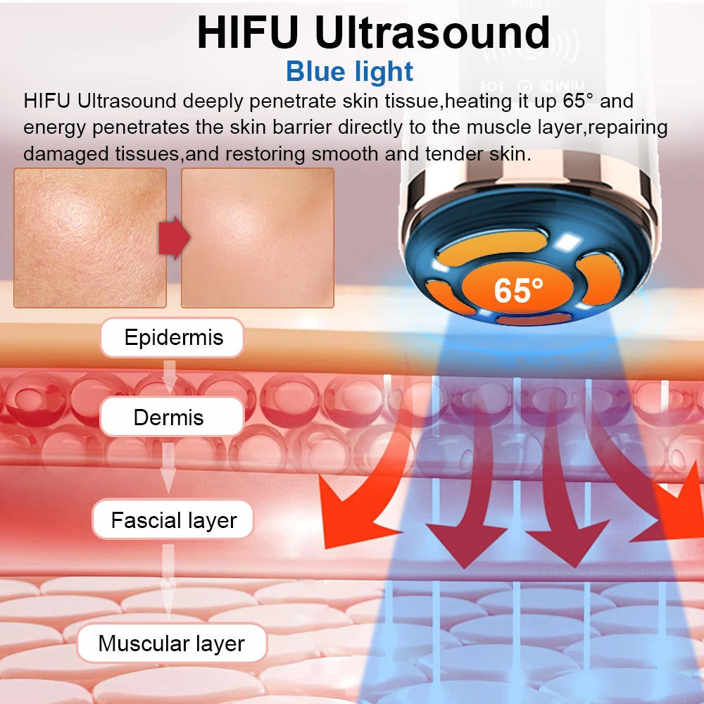 Hifu Face Lifting Machine Facial Massage EMS