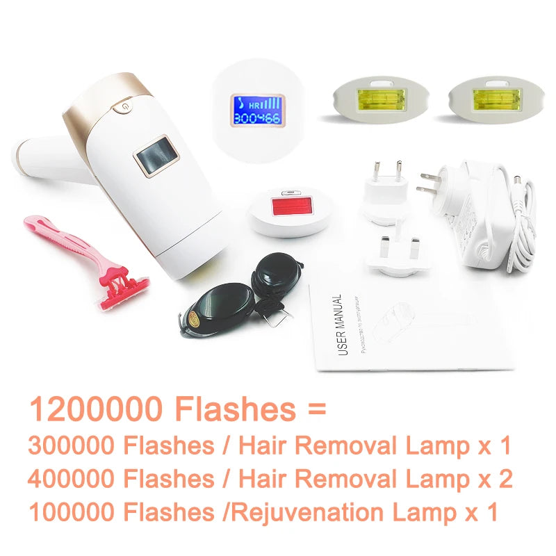Updated Laser Hair Removal 2in1 Replaceable