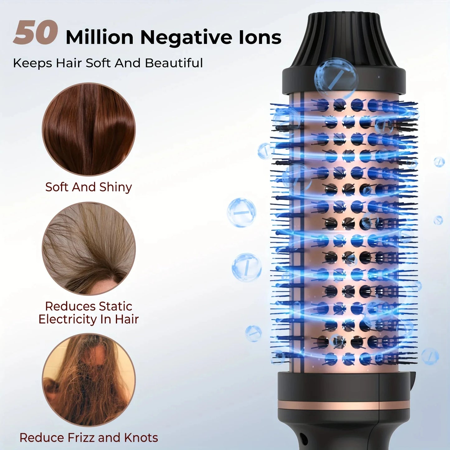 Valentine Gift Hair Curler Straightener Electric Hair Brushes