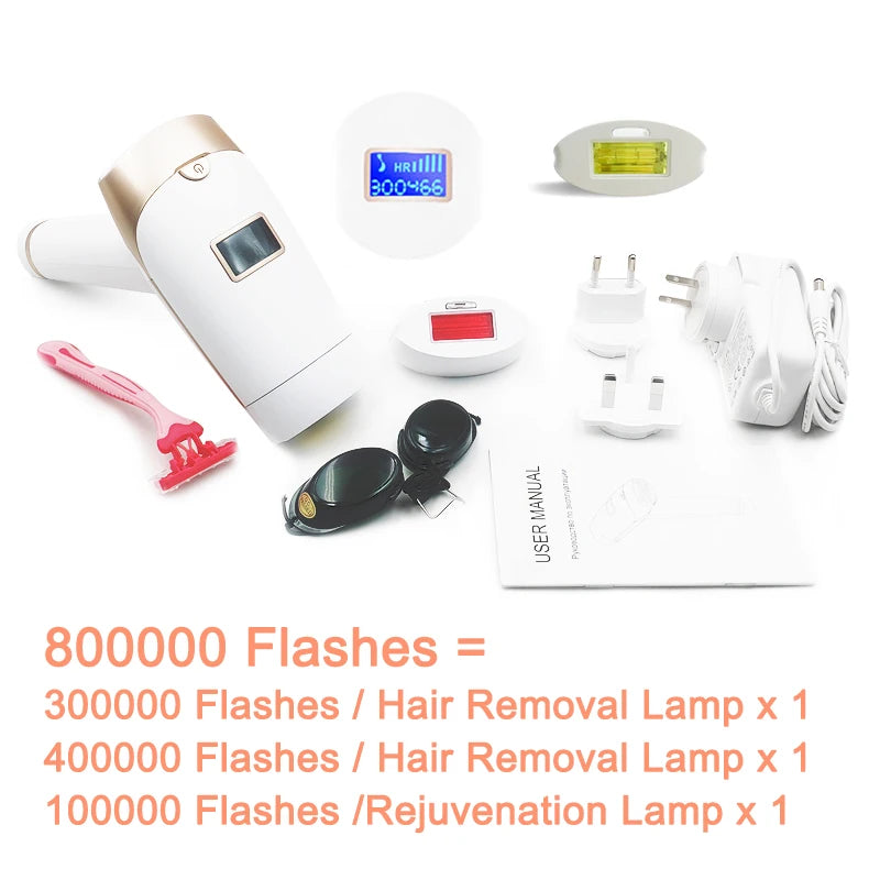 Updated Laser Hair Removal 2in1 Replaceable