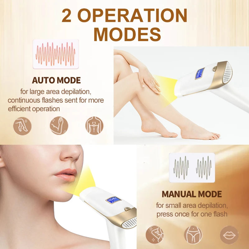 Updated Laser Hair Removal 2in1 Replaceable
