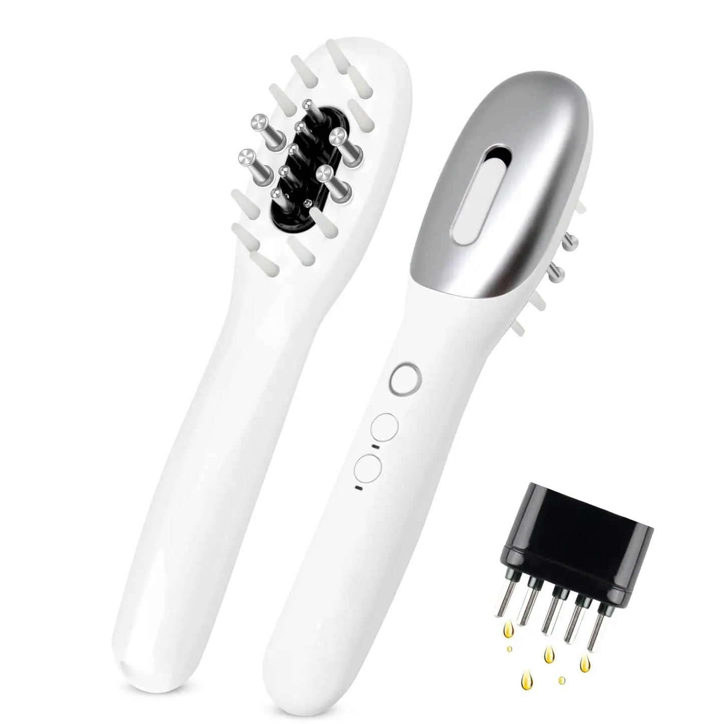 3 in 1 EMS Hair Growth Massage Comb with Hair Oil Dispenser