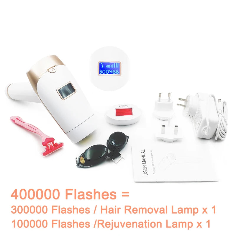 Updated Laser Hair Removal 2in1 Replaceable