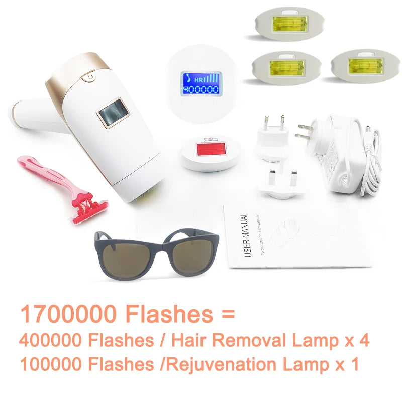 Updated Laser Hair Removal 2in1 Replaceable